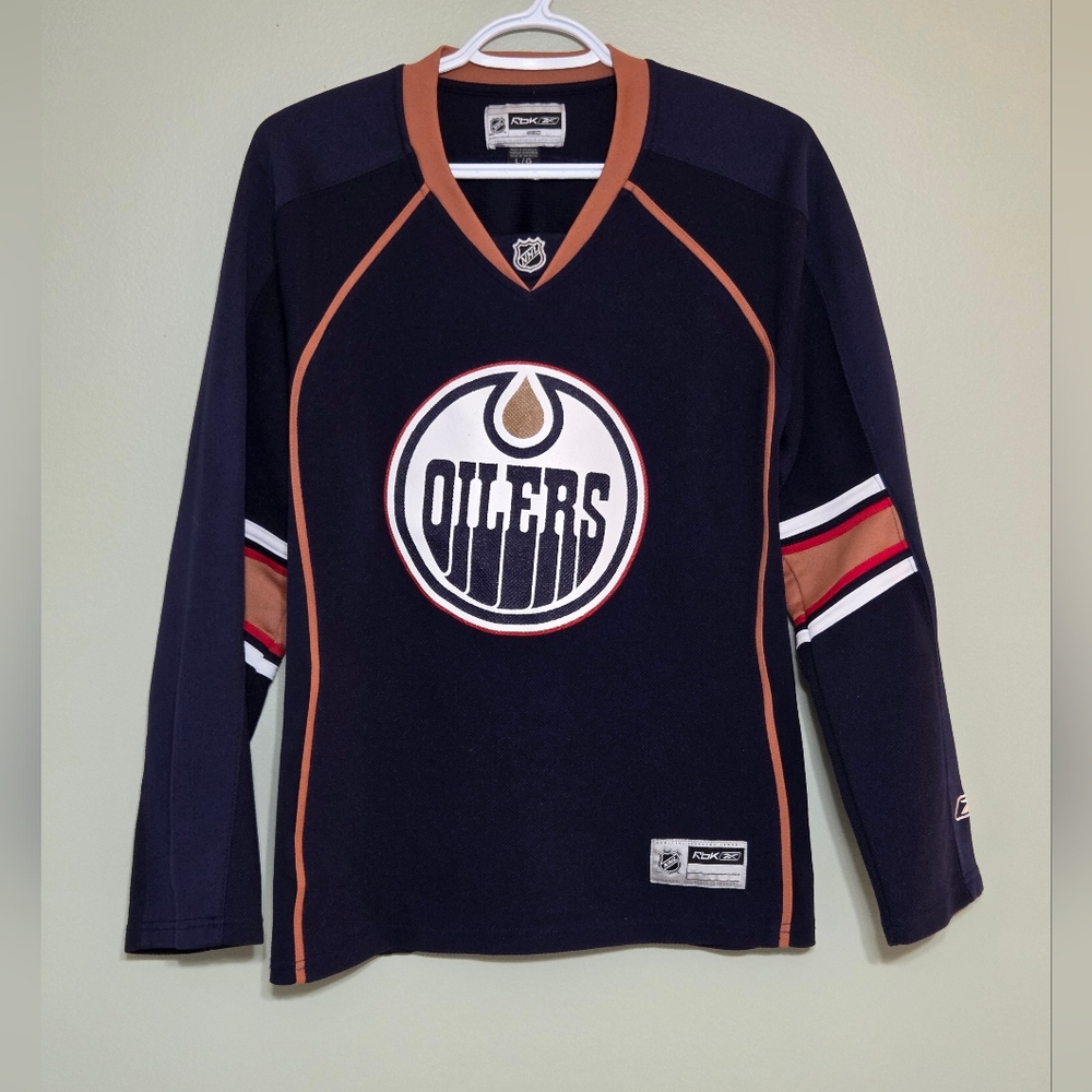 Edmonton Oilers NHL Hockey Team Jersey Sz Large